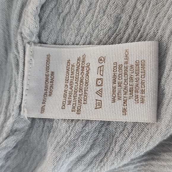 Free People Sleeveless Button Down Guaze Tunic Top Mini Dress - Picture 6 of 8